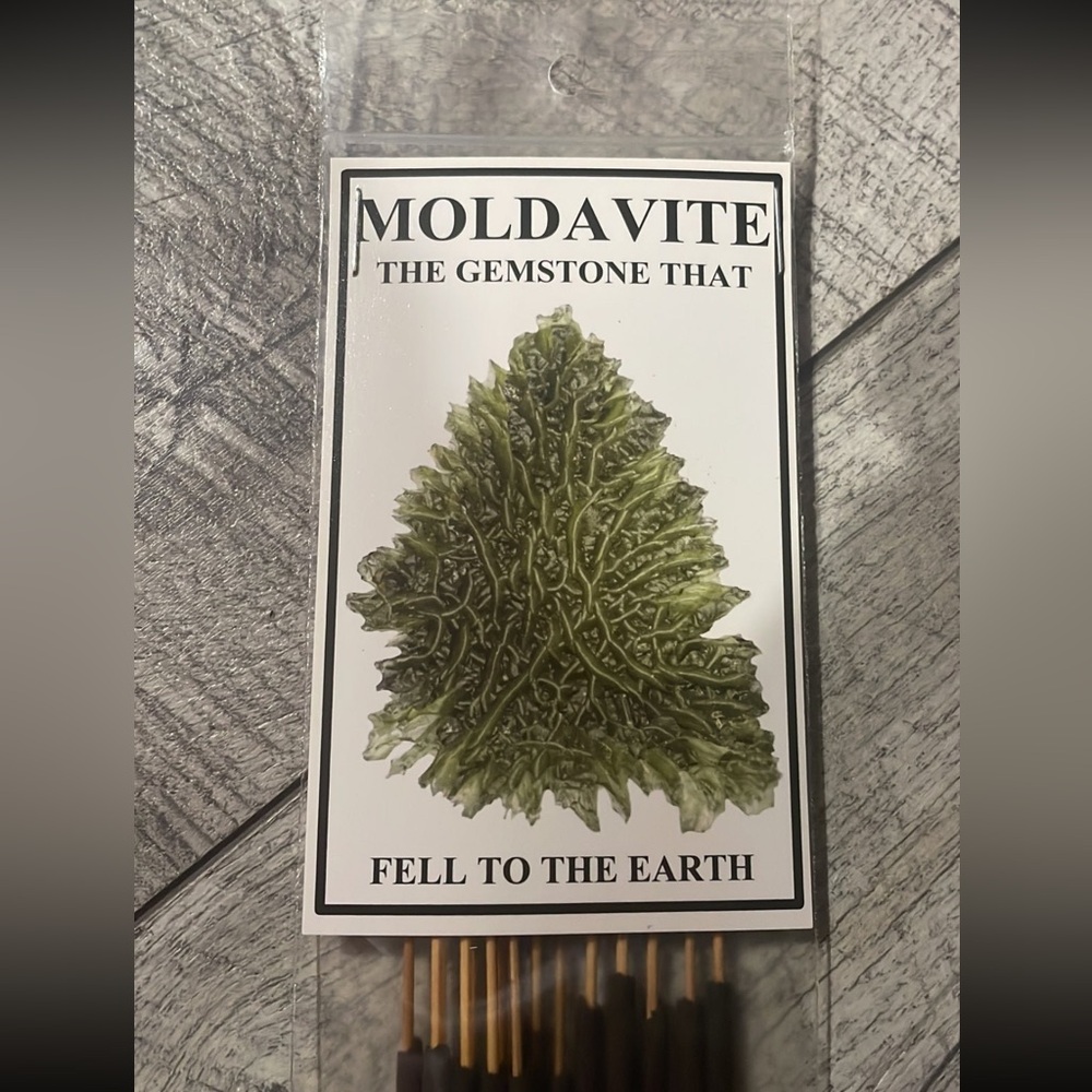 Moldavite incenses Sticks-Moldavite oil infused